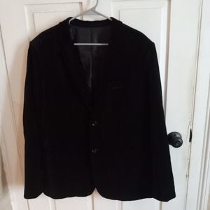 Black Pinstripe.Mens Suit Jacket.